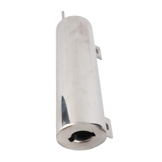 Radiatortank Overloop Gepolijst RVS met Beugels Bouten Moeren Industriële Benodigdheden 3x10 gray