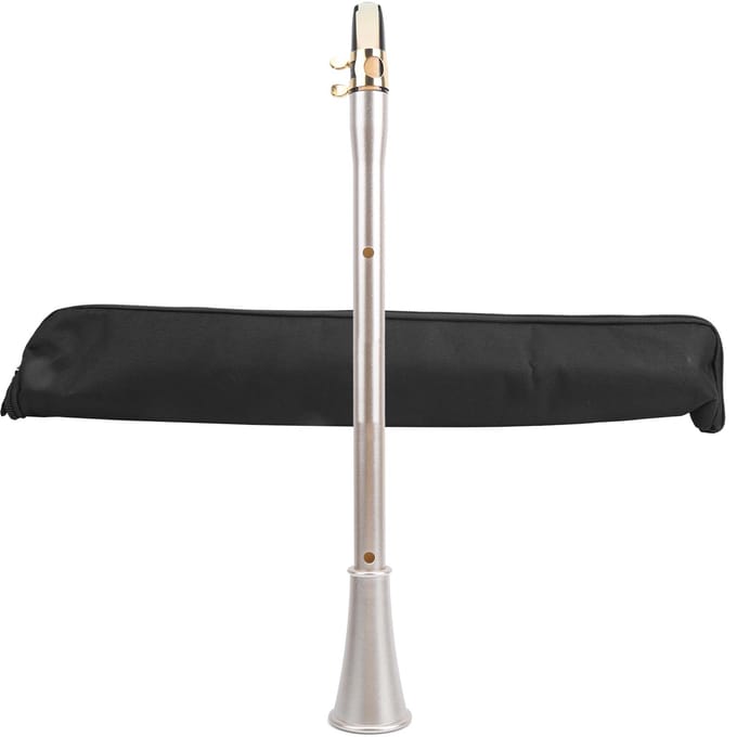 Mini Klarinet Eb ABS Compacte Sax Professioneel Beginner Muziekinstrument Benodigdheden white