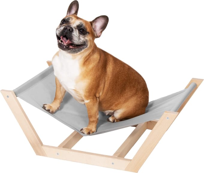 Dierenbed - Hondenligstoel - Houten - Kat - Hond - 70x40 cm - 120 KG