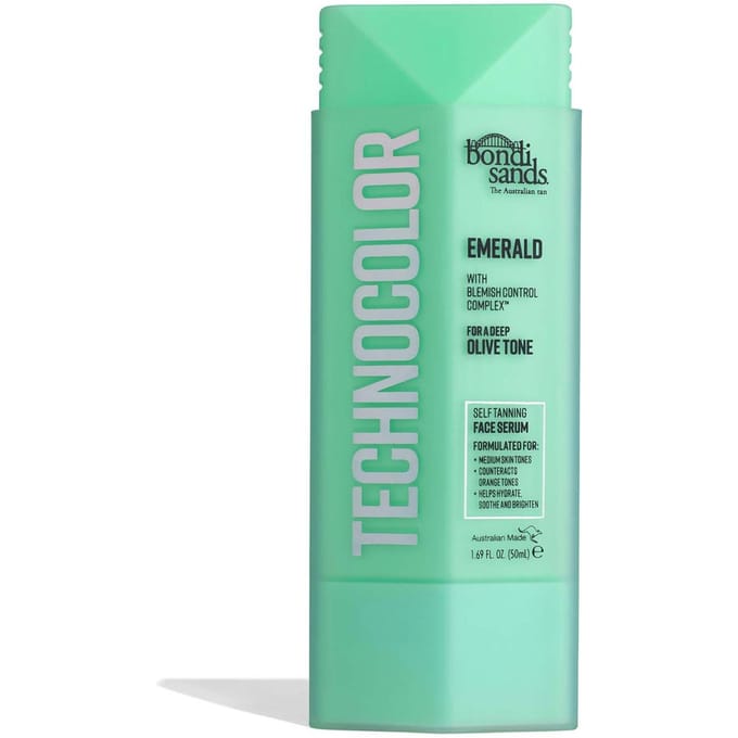 Bondi Sands Technocolor Emerald Face Self Tan Serum - Emerald 30 ml