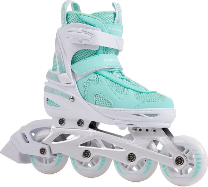 BLACKWHEELS Flex PRO - Skeelers - Inline Skates - Inlineskates Verstelbaar - Maat: 34-37 (M) - Mintgroen / Wit