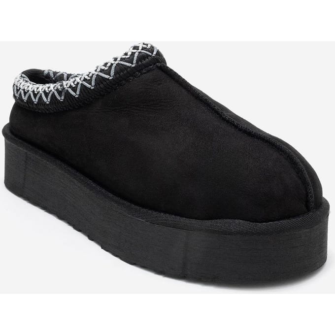 Avelia Leren Winterpantoffels