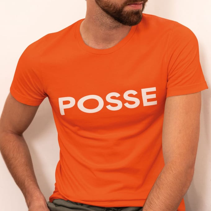 Oranje Koningsdag T-Shirt Posse L