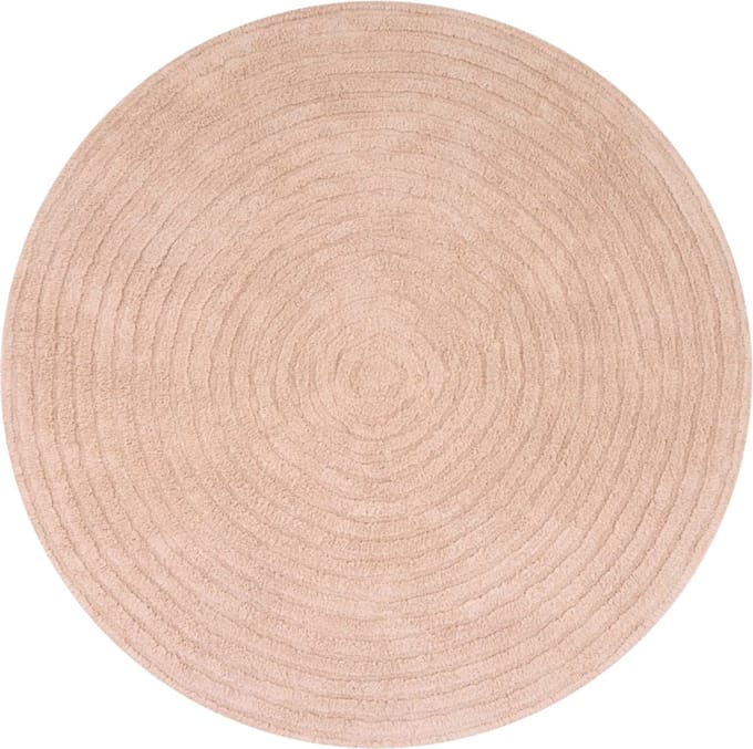 Tapis Petit Vloerkleed Robin - Soft Pink - 150 x 150 cm