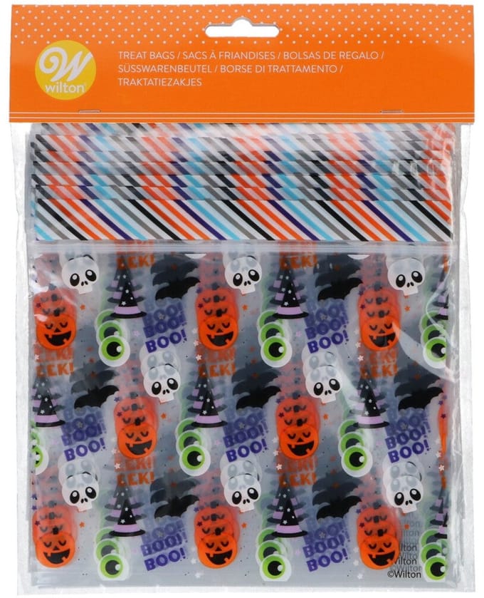 Wilton Hersluitbare Traktatiezakjes Boo! Eek! pk/20