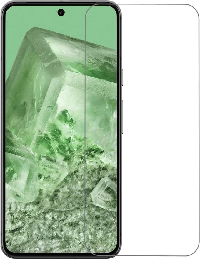 Screenprotector Geschikt voor Google Pixel 8 - Extra Sterk - Beschermglas - Gehard Glas - Tempered Glass - Screen Protector