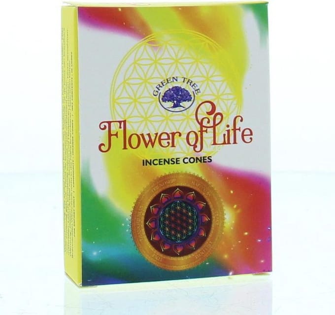 Kegelwierook Flower Of Life - 10St