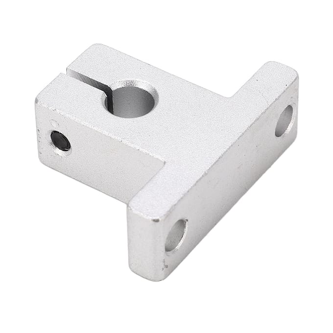 10 stuks Lineaire As Ondersteuning Bewegingsstang Geleiderail Eindondersteuning Aluminiumlegering voor 3D-printer white