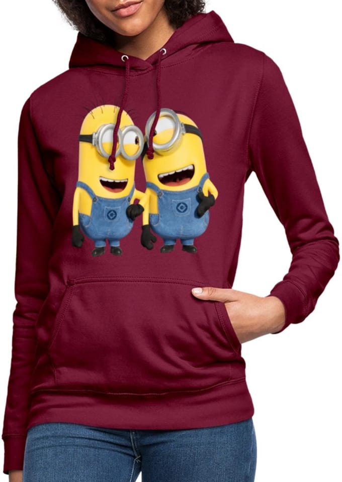 Minions Phil En Stuart Grappig Hoodie Dames