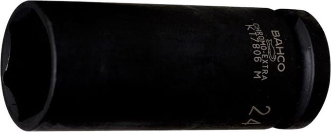 Bahco K7806M-24 Lange krachtdop - 24mm - 1/2" (L=89mm)