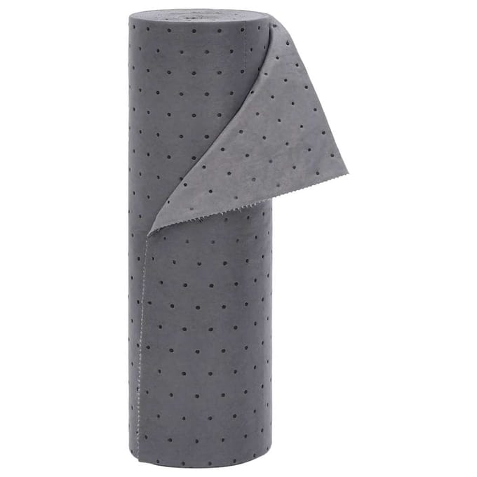 vidaXL Olie-absorberende pad 40x1000 cm grijs