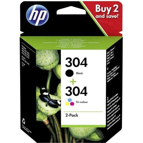 HP Inktcartridge 304 (3JB05AE) Zwart + 3 kleuren Multipack
