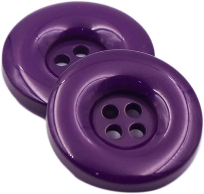 Set van 20 Kleurrijke Plastic Knopen met 4 Oogjes - Ideaal voor Handwerken, Breien en DIY Projecten