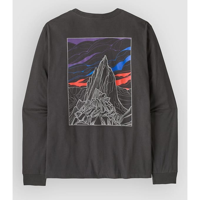 Patagonia Cloud Crag Longsleeve zwart