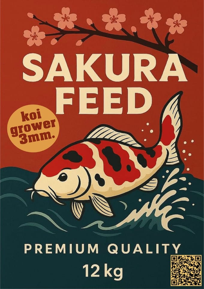 Sakura koi grower drijvend 3mm 12kg.