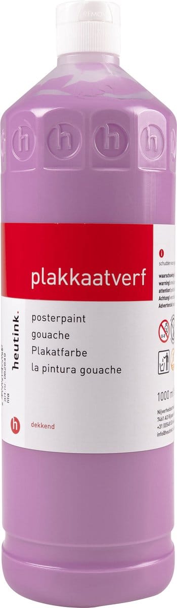 Plakkaatverf Heutink lila - flacon à 1000ml