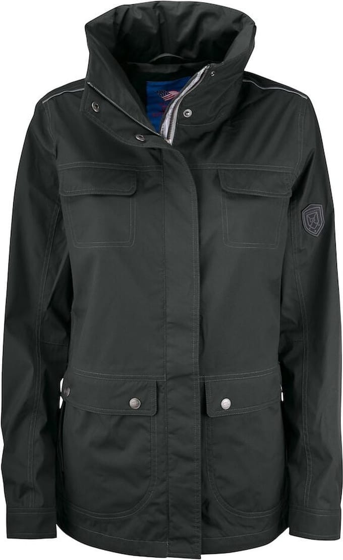 Cutter & Buck Clearwater Rain Jacket Dames 351417 - Charcoal - XL