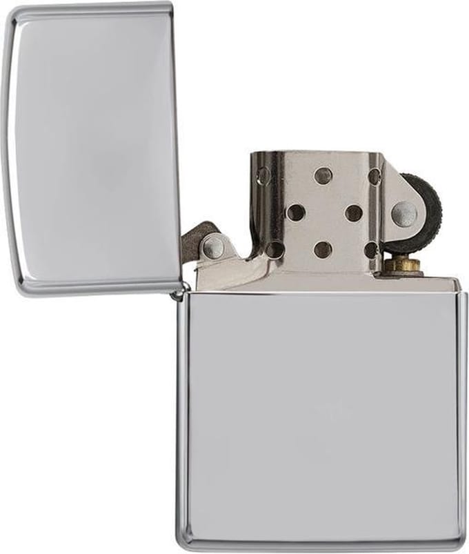 Zippo Lighter Polished Chrome