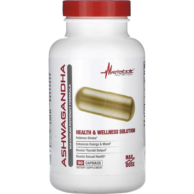 Metabolic Nutrition, Ashwagandha, 90 Capsules