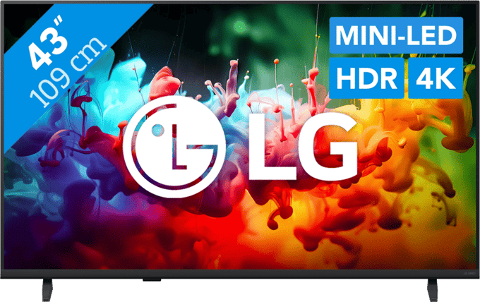 43 inch LG QNED AI QNED71 Mini LED 4K Smart TV 2026 - 43QNED71B6B