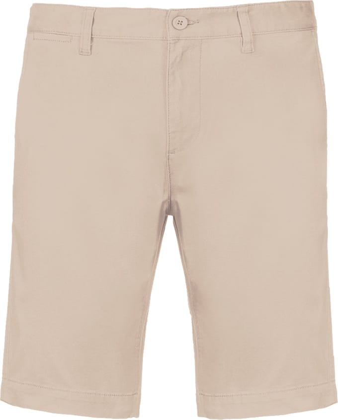 Kariban Heren chino bermudashorts K750 - Beige - 48 NL (42 FR)