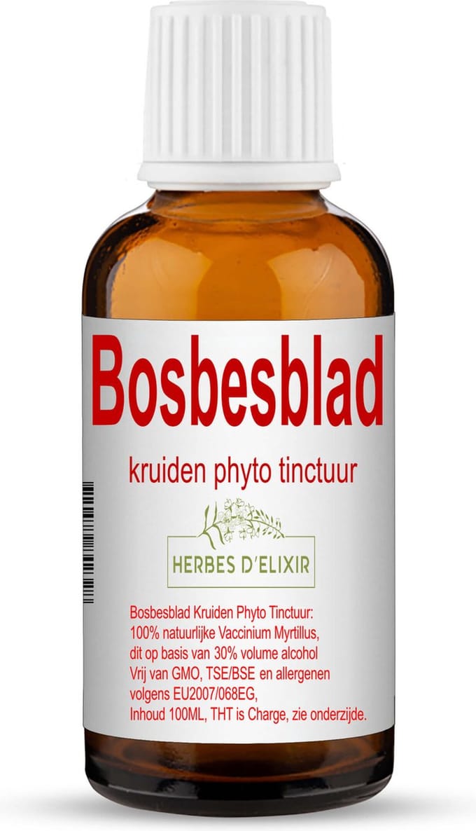 Herbes D'elixir Bosbes Tinctuur – 100 ml – 1 Stuk - Goed voor de Bloeddruk