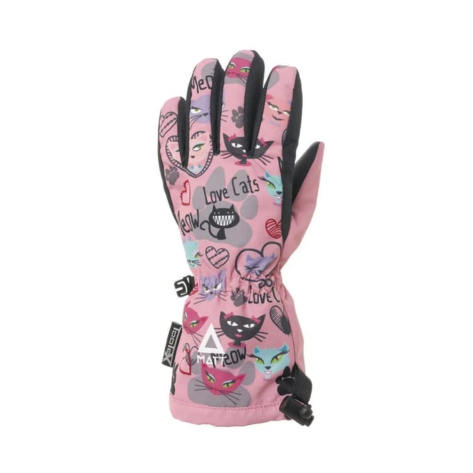 Matt Love Cats Handschoenen Roze 4 Years Meisje