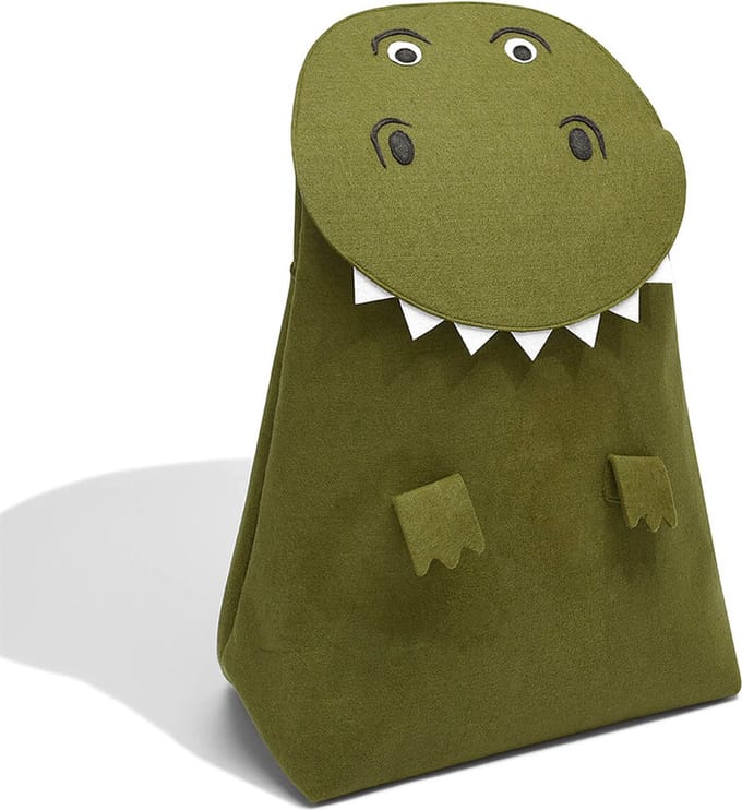 STACKERS - speelgoedmand - opbergmand - wasmand - wassorteerder - kinderen - T-rex