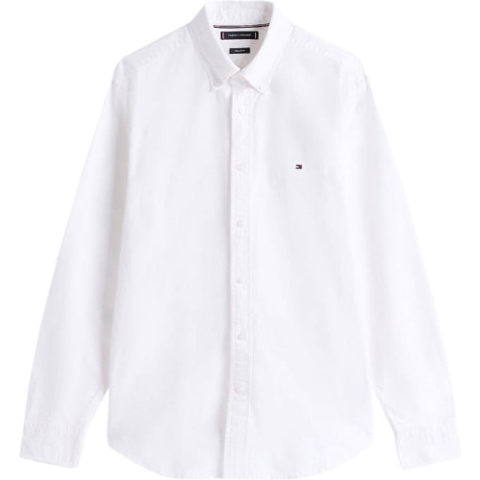Tommy Hilfiger Solid Heritage Oxfor Overhemd, Ybr - Fashion Wear - Volwassen