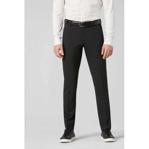 Meyer Broek Roma Fine Tropical Wool 4-Way-Stretch Zwart / male