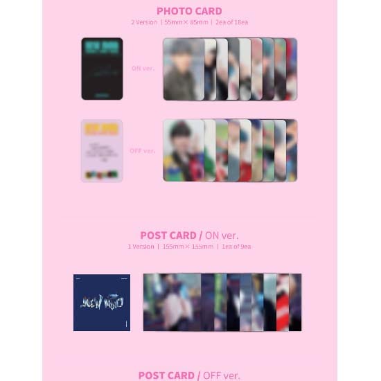 NINE.i 3e mini-album 'NEW MIND' pink