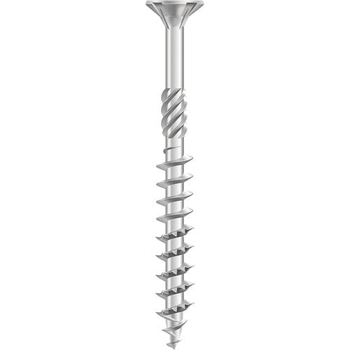 Dynaplus - Unischroef - POZI platkop - Pozidrive2 - 4 x 60 mm - Verzinkt - Deeldraad (200 stuks)