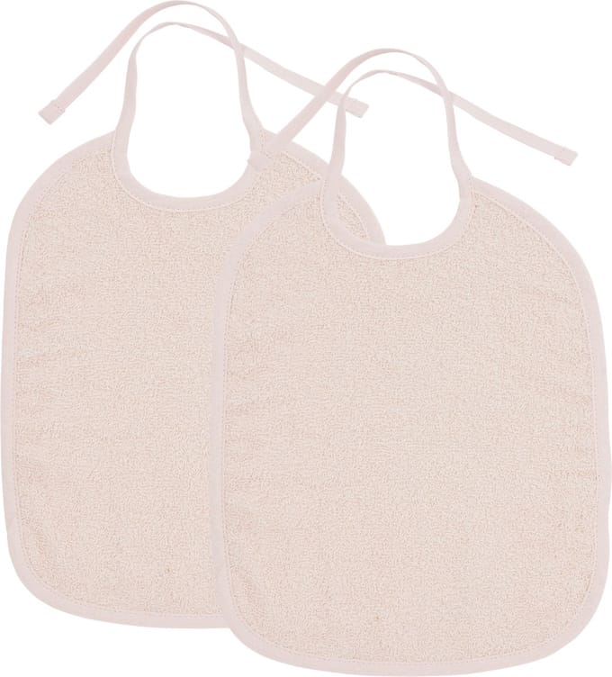 Meyco Baby Uni slab - 2-pack - badstof - soft pink