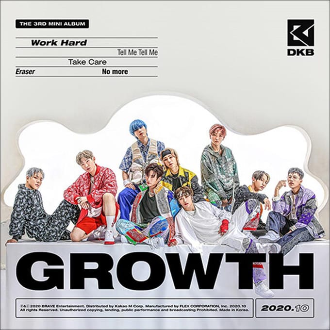 DKB - GROWTH / 3e Mini-album no poster white