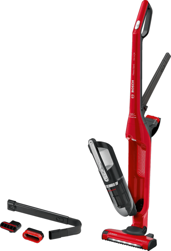 Bosch Flexxo BBH3ZOO28 ProAnimal Serie 4 - Steelstofzuiger - Rood