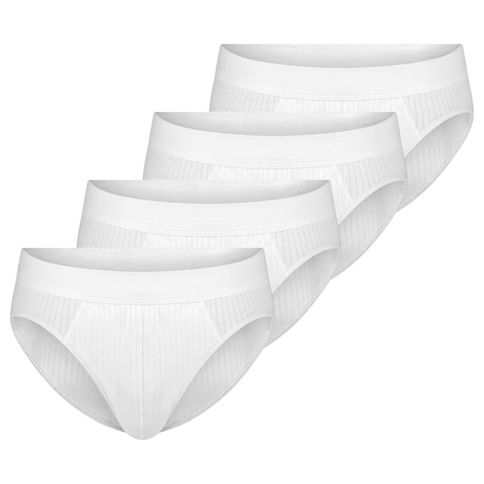 Schiesser Heren rioslip 4 pack Cotton Essentials Authentic