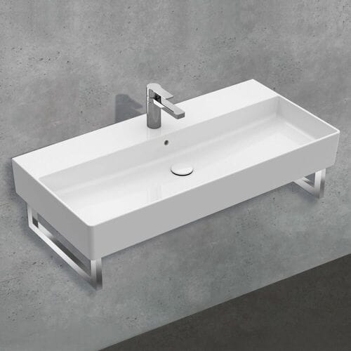 Villeroy & Boch Memento 2.0 washbasin 100 cm with 1 tap hole, with overflow 4A22A501