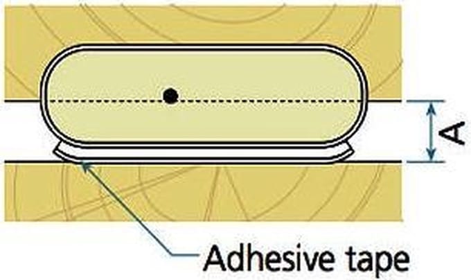 Q-Lon 3126 tochtstrip zelfklevend plat per 7M grijs