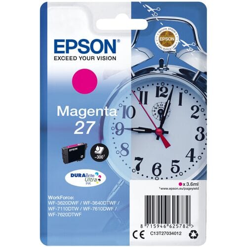 Epson enkelverpakking magenta 27 DURABrite Ultra inkt