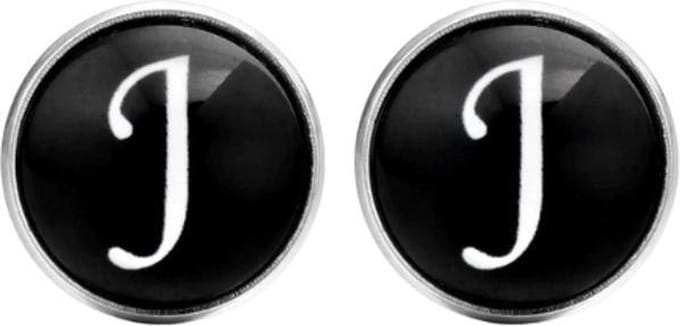 Fako Bijoux - Manchetknopen - Alfabet - Letter J