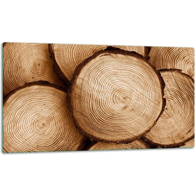 TMK ArtDeko - Snijplank - Glasplaat - 52x30cm - Inductiebescherming