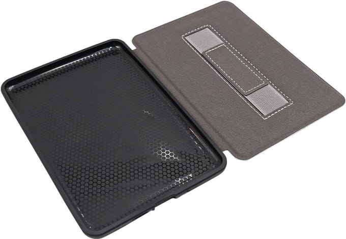 Schokbestendige en Slanke Leren Beschermcase voor Kindle 11e Generatie E-reader - Blauw