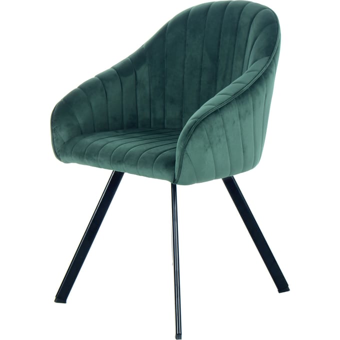 Set van 2 eetkamerstoelen Jules velvet | Hearthome & Living