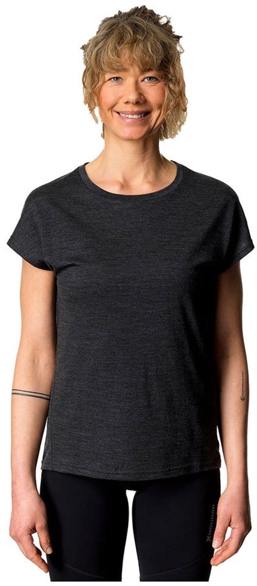 Houdini Activist T-shirt Dames, zwart Maat S