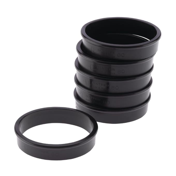 Matfer Bourgeat Exoglass Taartringen 80(Ø)mm (6 Stuks) - Matfer Bourgeat FA984