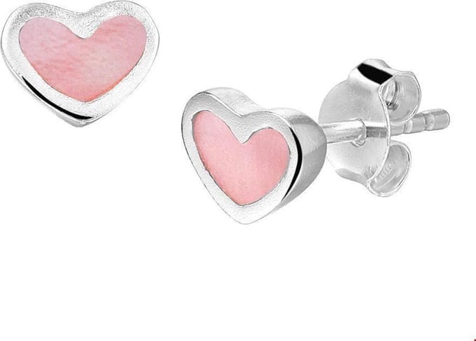 Yep! oorknoppen hart - Zilver