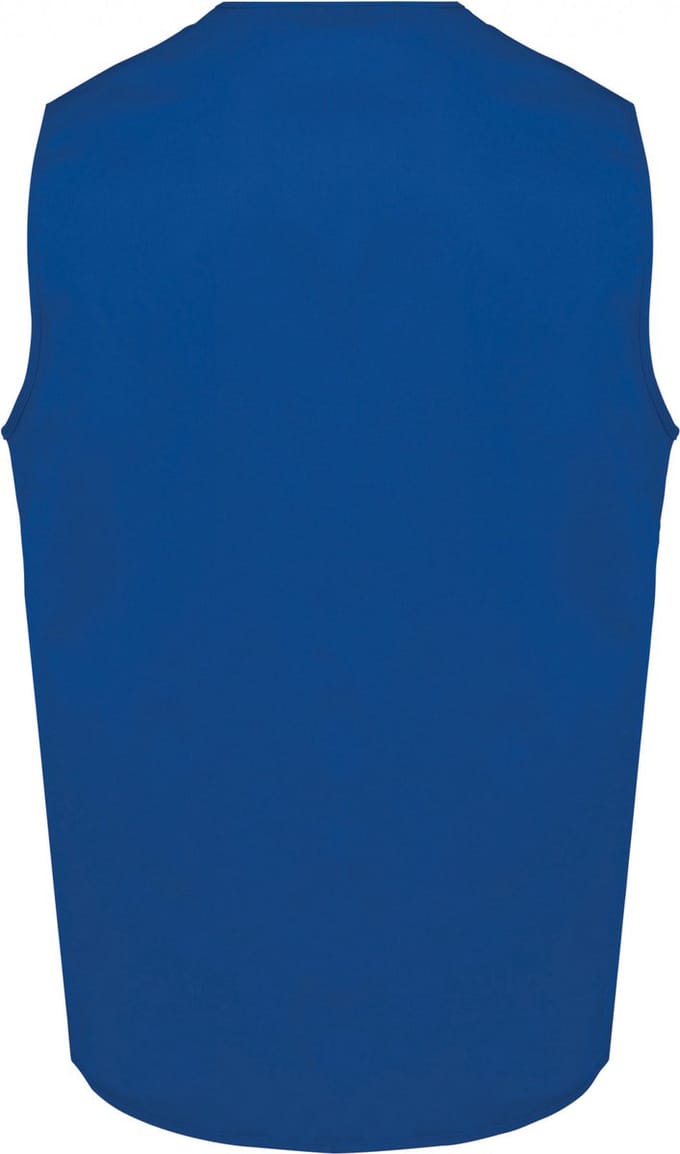 Gilet Unisex M WK. Designed To Work Mouwloos Royal Blue 65% Polyester, 35% Katoen