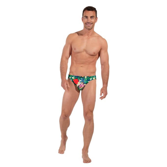 HOM Badehose Swim Micro Briefs Peacock