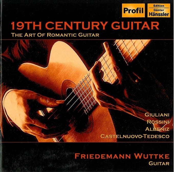 Friedemann Wuttke - 19th Century Guitar (CD)
