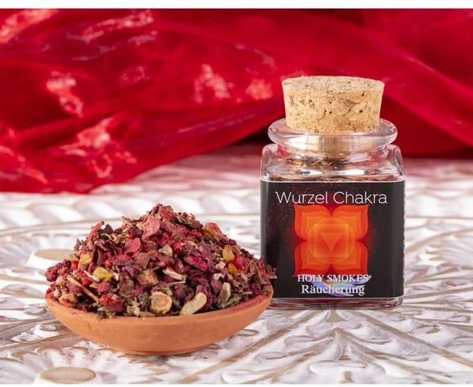 Wortel Chakra kruiden en houtsoorten